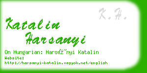 katalin harsanyi business card